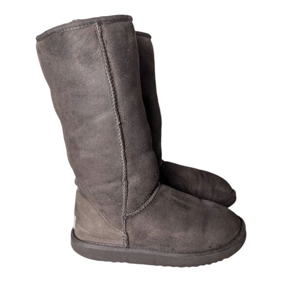 UGG Classic Tall "Chocolate Brown" Winter Boot Size 7 - Picture 3 of 7